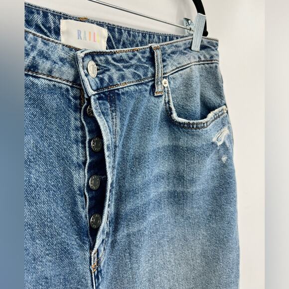 Rails Blue High Rise Women Jeans - Picture 6 of 14